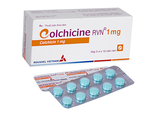 Ảnh 4:Thuốc trị Gout Colchicine
