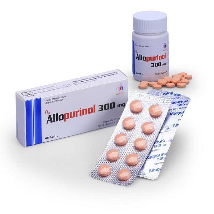 Ảnh: thuốc Allopurinol dễ hấp thu
