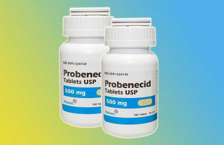Ảnh: thuốc Probenecid giúp tăng thải acid uric